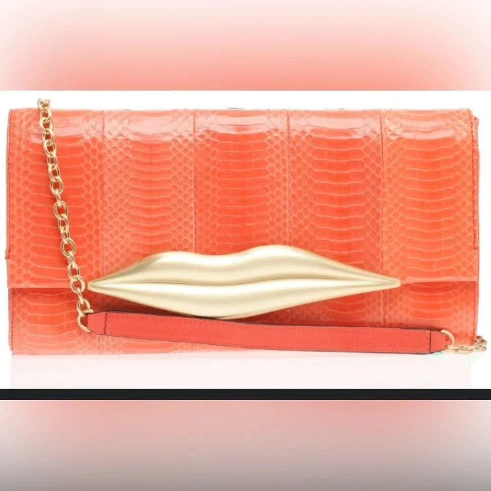 DIANE VON Furstenberg bag Coral Snake skin